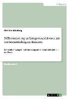 Differenzierung in Integrationsklassen mit hörbeeinträchtigten Kindern / Rahmenbedingungen und Umsetzung anhand eines Beispiels aus der Praxis / Christin Adlaßnig / Taschenbuch / Paperback / 128 S.