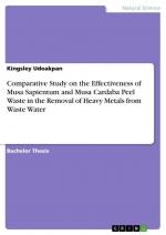 Comparative Study on the Effectiveness of Musa Sapientum and Musa Cardaba Peel Waste in the Removal of Heavy Metals from Waste Water / Kingsley Udoakpan / Taschenbuch / Paperback / 52 S. / Englisch