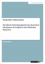 Das älteste Systemprogramm des deutschen Idealismus im Vergleich mit Hölderlins Hyperion / Claudia Heller (u. a.) / Taschenbuch / 24 S. / Deutsch / 2011 / GRIN Verlag / EAN 9783640908349