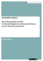 Ann-Kathrin Limpert: Hans Blumenberg und