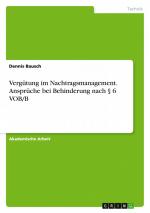 Dennis Bausch: Vergütung im Nachtragsman
