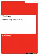 Should Turkey join the EU? / Volker Küpper / Taschenbuch / Paperback / 24 S. / Englisch / 2009 / GRIN Verlag / EAN 9783640379002