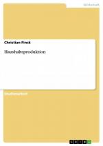 Haushaltsproduktion / Christian Finck / Taschenbuch / Paperback / 28 S. / Deutsch / 2007 / GRIN Verlag / EAN 9783638844369