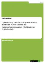 Optimierung von Marketingmaßnahmen mit Social Media anhand des Unternehmensbeispiels "Holländische Fußballschule" / Enrico Giese / Taschenbuch / Paperback / 88 S. / Deutsch / 2018 / GRIN Verlag