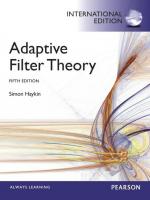 Adaptive Filter Theory / International Edition / Simon Haykin / Taschenbuch / Kartoniert Broschiert / Englisch / 2013 / Pearson Education Limited / EAN 9780273764083