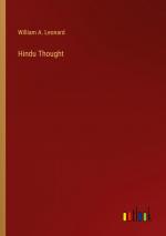 Hindu Thought / William A. Leonard / Taschenbuch / Paperback / Englisch / 2023 / Outlook Verlag / EAN 9783385230972