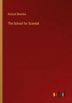 The School for Scandal / Richard Sheridan / Taschenbuch / Paperback / Englisch / 2023 / Outlook Verlag / EAN 9783368849023