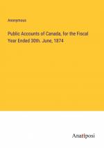 Public Accounts of Canada, for the Fiscal Year Ended 30th. June, 1874 / Anonymous / Taschenbuch / Paperback / Englisch / 2024 / Anatiposi Verlag / EAN 9783382831516