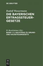 2. Nachtrag zu Grund- und Haussteuergesetz