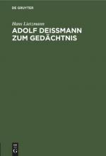 Adolf Deißmann zum Gedächtnis