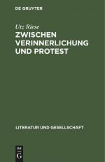 Zwischen Verinnerlichung und Protest