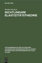 Nichtlineare Elastizitätstheorie