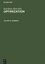 Optimization. Volume 19, Number 6