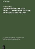 Kurt Zieschang: Grundprobleme der Invest