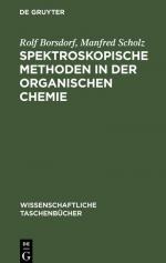 Spektroskopische Methoden in der organischen Chemie