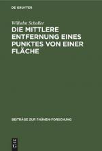 Die mittlere Entfernung eines Punktes von einer Fläche