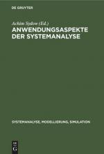 Anwendungsaspekte der Systemanalyse