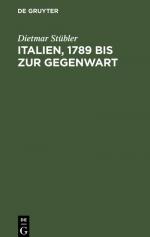 Italien, 1789 bis zur Gegenwart