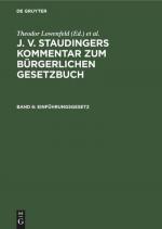 L. Kuhlenbeck: Einführungsgesetz