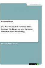 Das Wissenschaftsmodell von Ernst Cassirer. Die Konzepte von Substanz, Funktion und Idealisierung