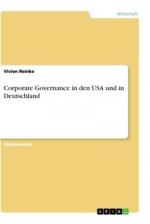 Corporate Governance in den USA und in Deutschland