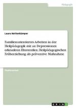 Familienorientiertes Arbeiten in der Heilpädagogik mit an Depressionen erkrankten Elternteilen. Heilpädagogischen Früherziehung als präventive Maßnahme