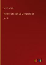 Memoir of Count De Montalembert