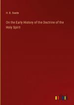 On the Early History of the Doctrine of the Holy Spirit