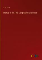 Manual of the First Congregational Church