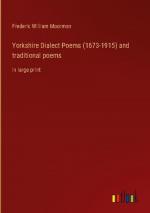 Yorkshire Dialect Poems (1673-1915) and traditional poems