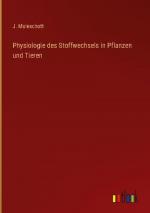 Physiologie des Stoffwechsels in Pflanzen und Tieren