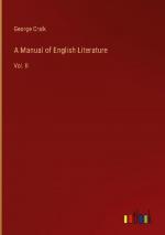 A Manual of English Literature