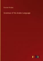 Grammar of the Arabic Language