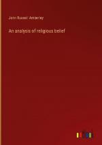 An analysis of religious belief