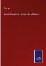 Verhandlungen des historischen Vereins