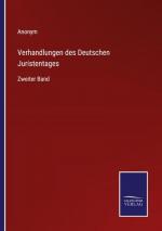 Verhandlungen des Deutschen Juristentages