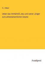 Ueber das Verhältniß Jesu und seiner Jünger zum alttestamentlichen Gesetz