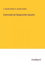 Grammatik der Bulgarischen Sprache