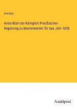 Amts-Blatt der Königlich Preußischen Regierung zu Marienwerder für das Jahr 1856