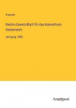 Reichs-Gesetz-Blatt für das Kaiserthum Oesterreich