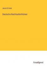 Deutsche Rechtsalterthümer