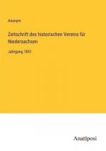 Zeitschrift des historischen Vereins für Niedersachsen