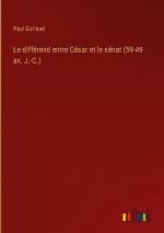 Le différend entre César et le sénat (59-49 av. J.-C.)