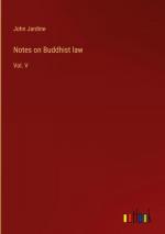 Notes on Buddhist law