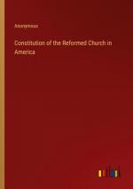 Constitution of the Reformed Church in America