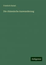 Die chinesische Auswanderung