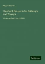 Handbuch der speciellen Pathologie und Therapie