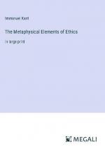 The Metaphysical Elements of Ethics