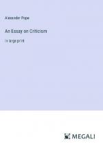 An Essay on Criticism