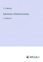Definitions in Political Economy